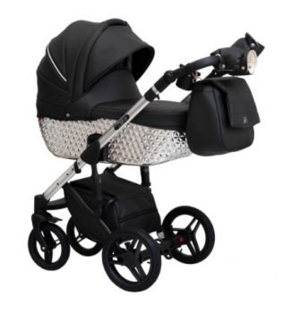 Paradise Baby kombinovaný kočárek EUFORIA PREMIUM 1 Silver/Black