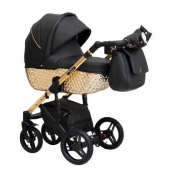 Paradise Baby kombinovaný kočárek EUFORIA PREMIUM Gold/Black