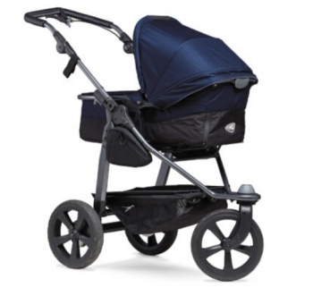 TFK kombinovaný kočárek Mono combi pushchair - air chamber wheel navy