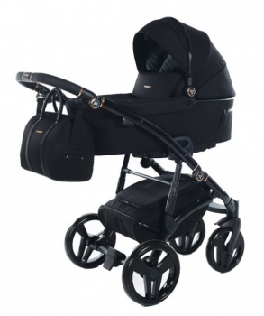 Junama kombinovaný kočárek AIR 03 Black/black