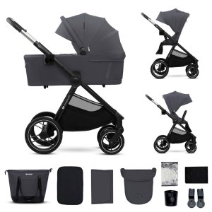 KINDERKRAFT KINDERKRAFT Kočárek kombinovaný Nea 2 2v1 Dark Grey