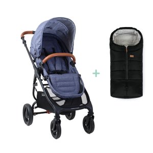 VALCO BABY VALCO BABY Kočárek sportovní Trend 4 Ultra Denim + PETITE&MARS fusak Jibot ZDARMA