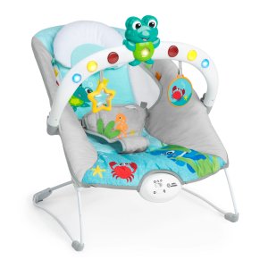 BABY EINSTEIN BABY EINSTEIN Lehátko hudební vibrační se světly Kick to It Neptune do 9 kg