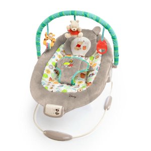 BRIGHT STARTS BRIGHT STARTS Lehátko vibrující s melodií Winnie the Pooh Dots & Hunny 0 m +, do 9 kg