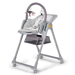 KINDERKRAFT SELECT KINDERKRAFT SELECT Židlička jídelní Lastree Grey, Premium