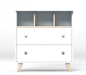 Faktum Komoda Faktum Colette White, lesklá bílá