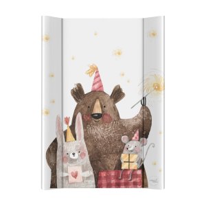 CEBA CEBA BABY Podložka přebalovací 2-hranná s pevnou deskou (50x70) Basic Celebration