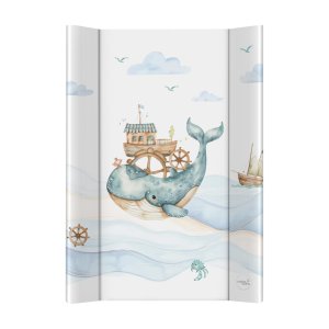 CEBA CEBA BABY Podložka přebalovací 2-hranná s pevnou deskou (50x70) Ultra Light Ocean Adventure