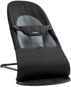  Lehátko Babybjorn Balance Soft Black/Dark Grey cotton
