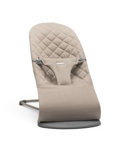 BABYBJORN Lehátko Babybjorn Bouncer Bliss  Sand Grey cotton