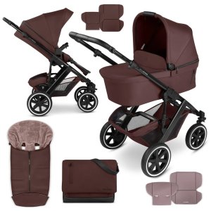 ABCDESIGN ABC DESIGN Kočárek kombinovaný Salsa 5 Air - Set umbra