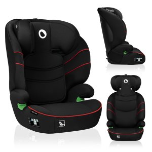 LIONELO LIONELO Autosedačka Lars i-Size (100-150 cm) Sporty Black Red