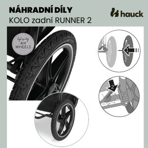 Hauck Hauck KOLO zadní Runner 2 levé