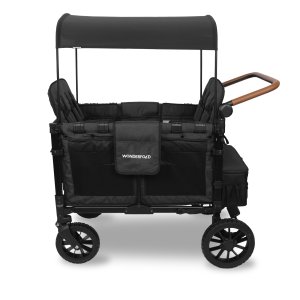 Wonderfold Baby Wonderfold Baby Kočárek-vozík pro 4 děti W4 Luxe volcano black