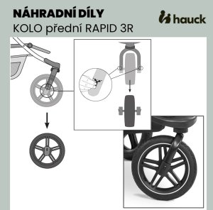 Hauck Hauck KOLO přední RAPID 3 BLACK