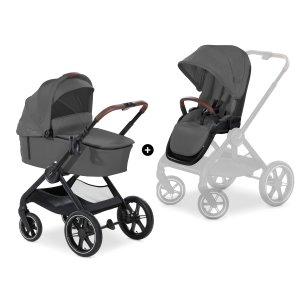 Hauck Hauck Sada 2v1 Kočárek Walk N Care Air Dark Grey