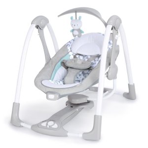 INGENUITY INGENUITY Houpačka konvertibilní vibrující s melodií Raylan 2v1, 0m+ do 9 kg