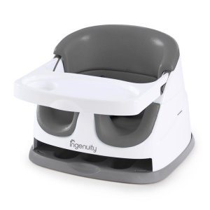 INGENUITY INGENUITY Podsedák na jídelní židli 2v1 Baby Base Slate 6m+ do 22 kg