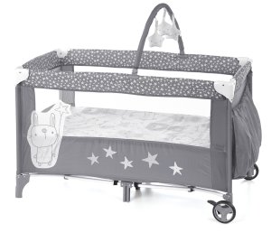 JANÉ Postýlka cestovní Duo Level Toys Star