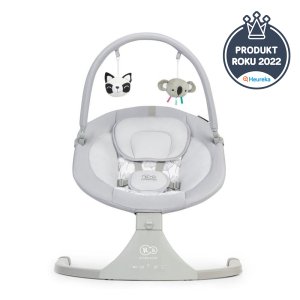 KINDERKRAFT KINDERKRAFT Lehátko houpací s melodií 2v1 Luli grey, do 9 kg