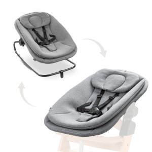 Hauck Hauck Křesílko Bouncer 3v1 na židličku Alpha+/Beta+, Dark Grey Melange