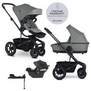 EASYWALKER EASYWALKER Kočárek kombinovaný Harvey⁵ 2v1 Agave Green LITE AIR + CYBEX Aton B2 i-Size + základna