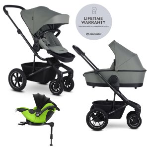 EASYWALKER EASYWALKER Kočárek kombinovaný Harvey⁵ 2v1 Agave Green LITE AIR + KIDDY Evoluna i-size 2 + základna