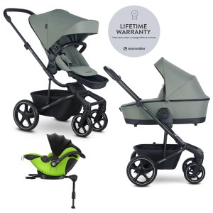 EASYWALKER EASYWALKER Kočárek kombinovaný Harvey⁵ 2v1 Agave Green LITE RWS + KIDDY Evoluna i-size 2 + základna