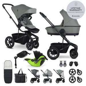 EASYWALKER EASYWALKER Kočárek kombinovaný Harvey⁵ Agave Green XXL AIR + KIDDY Evoluna i-size 2 + základna