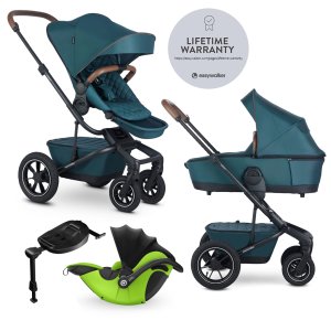 EASYWALKER EASYWALKER Kočárek kombinovaný Harvey⁵ Premium 2v1 Jade Green LITE AIR + KIDDY Evoluna i-size 2
