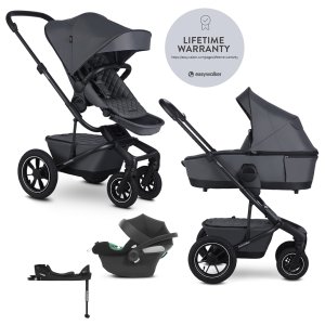 EASYWALKER EASYWALKER Kočárek kombinovaný Harvey⁵ Premium 2v1 Mineral Grey LITE AIR + CYBEX Aton B2 i-Size