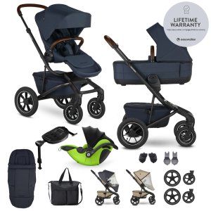 EASYWALKER EASYWALKER Kočárek kombinovaný Jimmey Indigo Blue XXL AIR + RWS + KIDDY Evoluna i-size 2 + základna