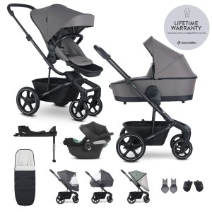 EASYWALKER EASYWALKER SET Kočárek 4v1 Harvey⁵ Pebble Grey XXL RWS + CYBEX Aton B2 i-Size