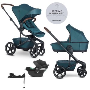 EASYWALKER EASYWALKER SET Kočárek 4v1 Harvey⁵ Premium 2v1 Jade Green LITE RWS + CYBEX Aton B2 i-Size + základna