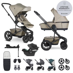 EASYWALKER EASYWALKER SET Kočárek 4v1 Harvey⁵ Premium Pearl Taupe XXL AIR + CYBEX Aton B2 i-Size