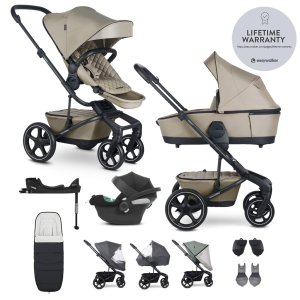EASYWALKER EASYWALKER SET Kočárek 4v1 Harvey⁵ Premium Pearl Taupe XXL RWS + CYBEX Aton B2 i-Size