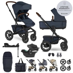 EASYWALKER EASYWALKER SET Kočárek 4v1 Jimmey Indigo Blue XXL AIR + RWS + CYBEX Aton B2 i-Size