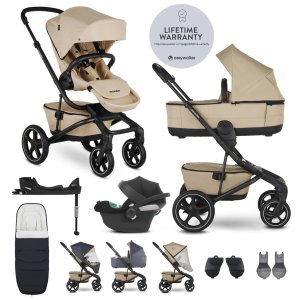 EASYWALKER EASYWALKER SET Kočárek 4v1 Jimmey Sand Taupe XXL RWS + CYBEX Aton B2 i-Size