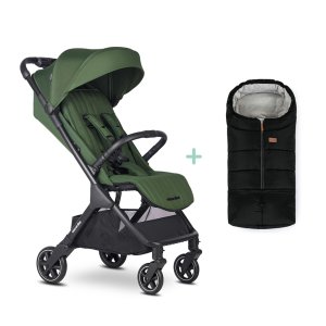 EASYWALKER EASYWALKER Kočárek sportovní Jackey Deep Green + PETITE&MARS fusak Jibot ZDARMA