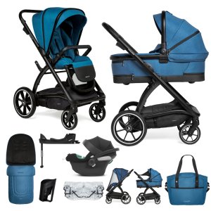 MUUVO MUUVO SET Kočárek 4v1 Trick Ocean blue + CYBEX Aton B2 i-Size