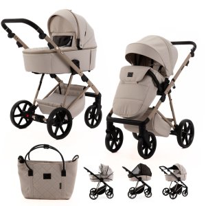 ADAMEX ADAMEX Kočárek kombinovaný Delta Natura Vanilla