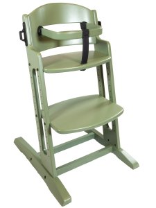 Baby Dan Baby Dan Rostoucí dřevěná židlička BabyDan DanChair Green