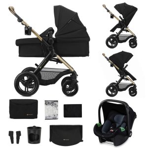 KINDERKRAFT KINDERKRAFT Kočárek kombinovaný 3v1 Moov 2 XL Air Black