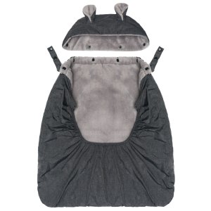 Fillikid Zateplený potah na nosítko coral fleece grey