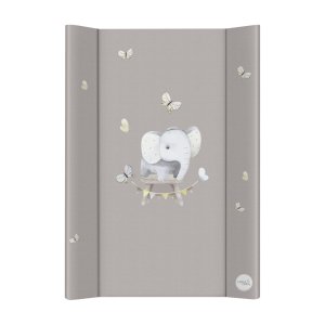 CEBA CEBA BABY Podložka přebalovací 2-hranná s pevnou deskou (50x70) Ultra Light Little Elephant