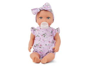  Panenka 35 cm v overalu s čelenkou Floral Lila