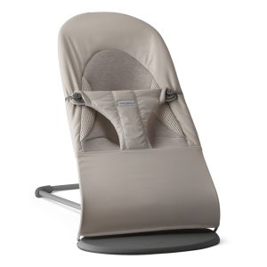 BABYBJORN BabyBjörn lehátko Balance BLISS Tri-Fabric Woven/Jersey SAND Grey