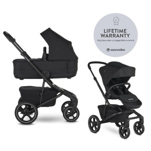 EASYWALKER EASYWALKER Kočárek kombinovaný Jimmey 2v1 Pepper Black LITE RWS