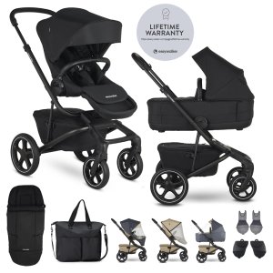 EASYWALKER EASYWALKER Kočárek kombinovaný Jimmey Pepper Black XXL RWS