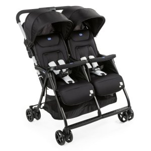CHICCO CHICCO Kočárek dvojčatový sportovní Ohlala Twin Black Night